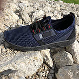 Чоловічі кросівки з тканини, що дихають 41 розмір, Літні кросівки чоловічі, IJ-305 Літні кросівки, фото 6