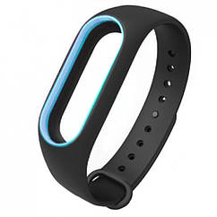 Ремешок Silicone Line Xiaomi Mi Band 5 ; 6 — Black & Blue