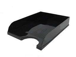 Лоток горизонтальний пластик КІП ЛГ-04 чорний