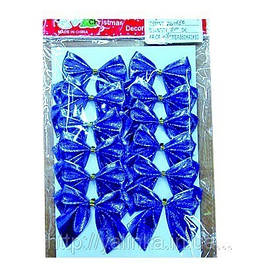 Бантики сині 12 шт. 021075