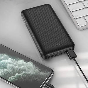 Повербанк Power bank Borofone Minimalist BJ3-Black 10000 mAh чорний