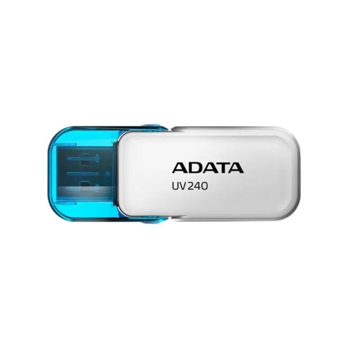 Флеш-накопичувач ADATA USB 2.0 AUV 240 64Gb White yL.