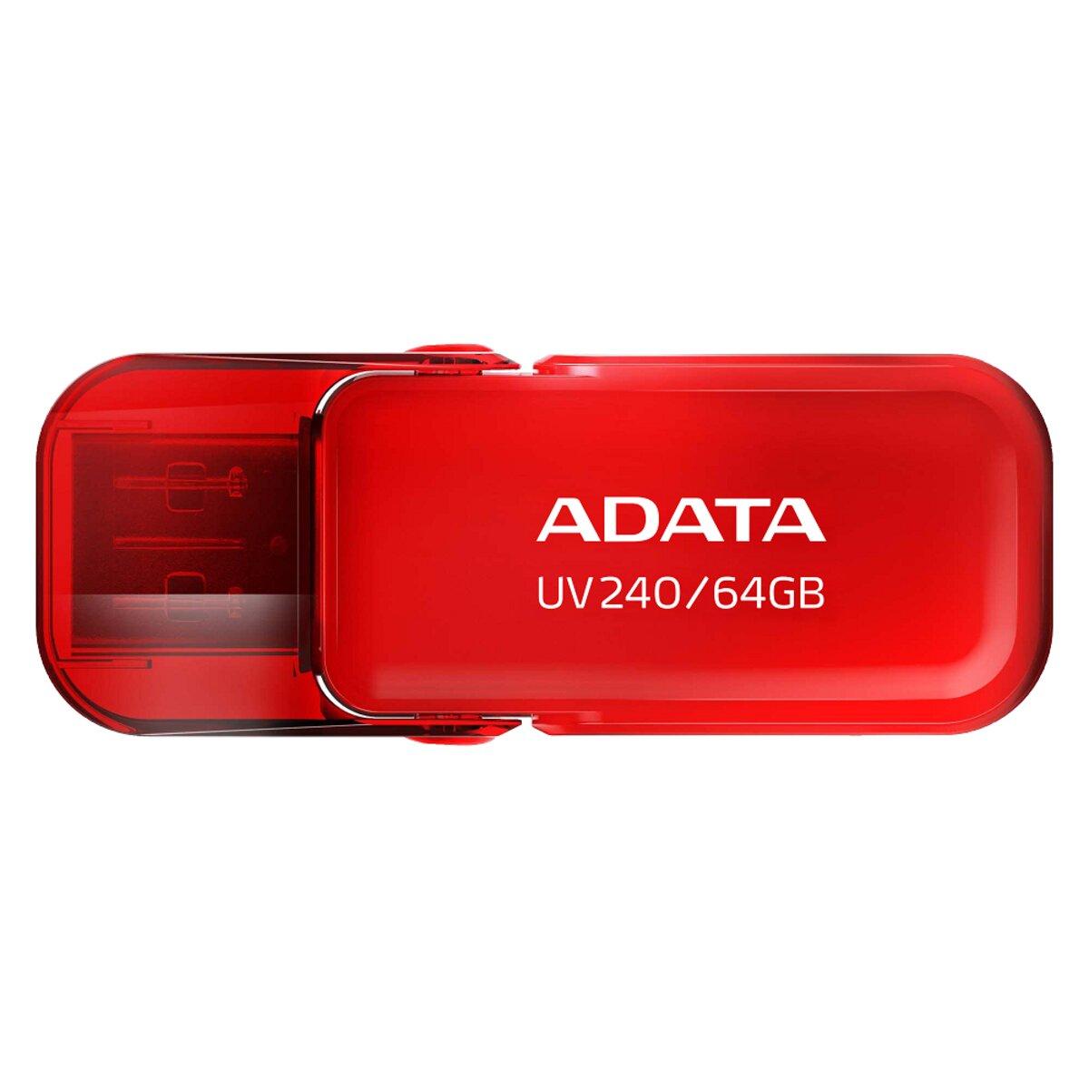 Флеш-накопичувач ADATA USB 2.0 AUV 240 64Gb Red yL.