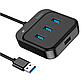 Хаб Hoco USB to (4*USB3.0) кабель1,2м HUB адаптер 4-in-1 Easy HB31, фото 7
