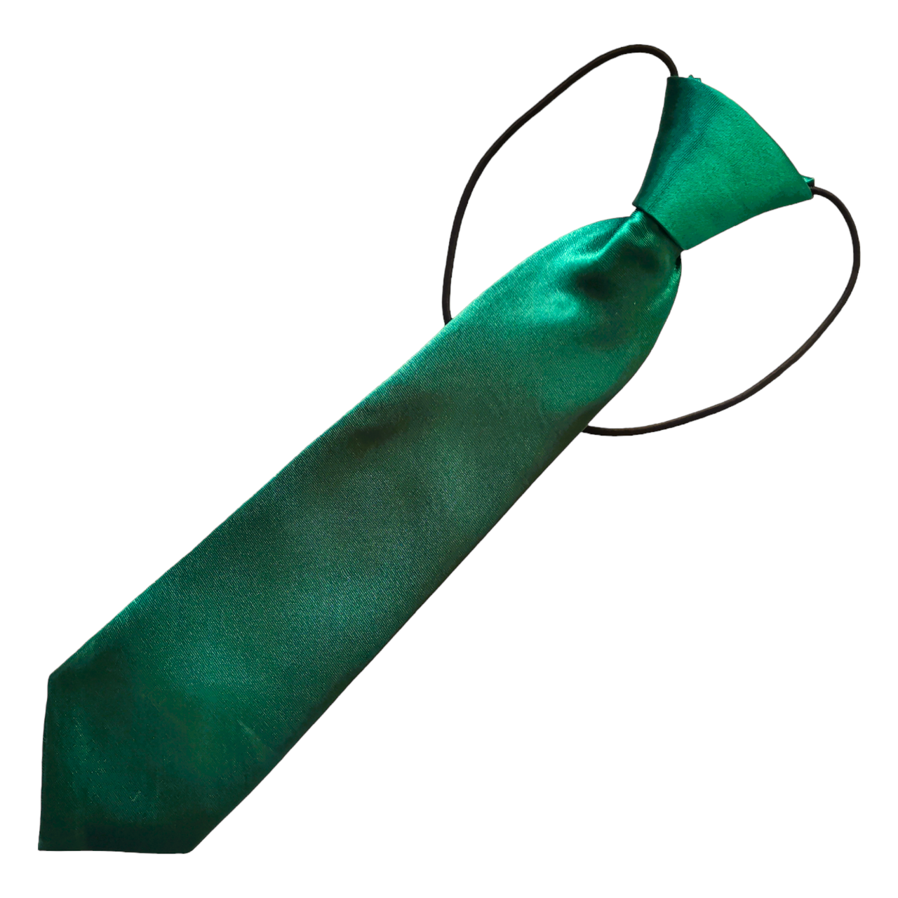 Краватка дитячий, атласний №11 (пляшково-зелений)