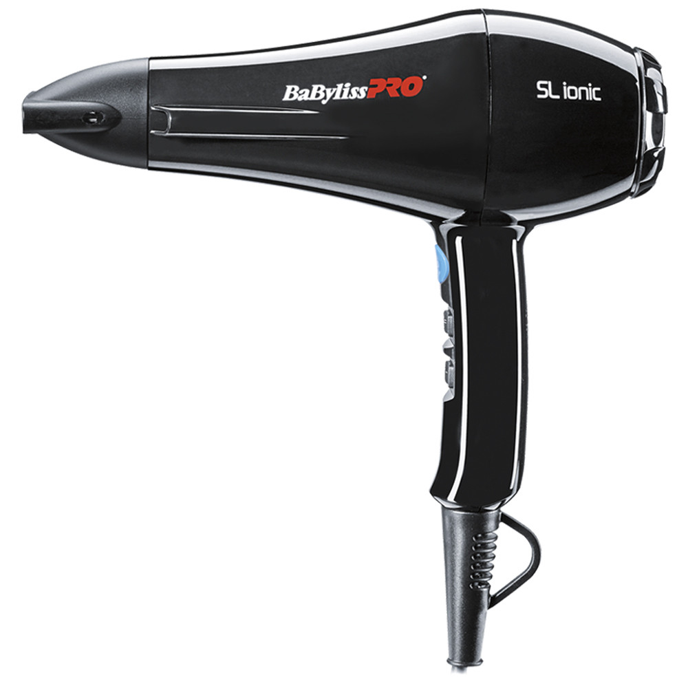 Фен для волосся з іонізацією BaByliss PRO SL Ionic Brilliant Black 1800W BAB5586GE