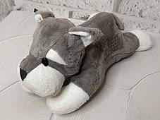 М'яка іграшка з пледом усередині Песик Боба, сірий, фото 2