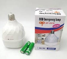 Акумуляторна аварійна LED-лампа Цоколь Е27 30 w