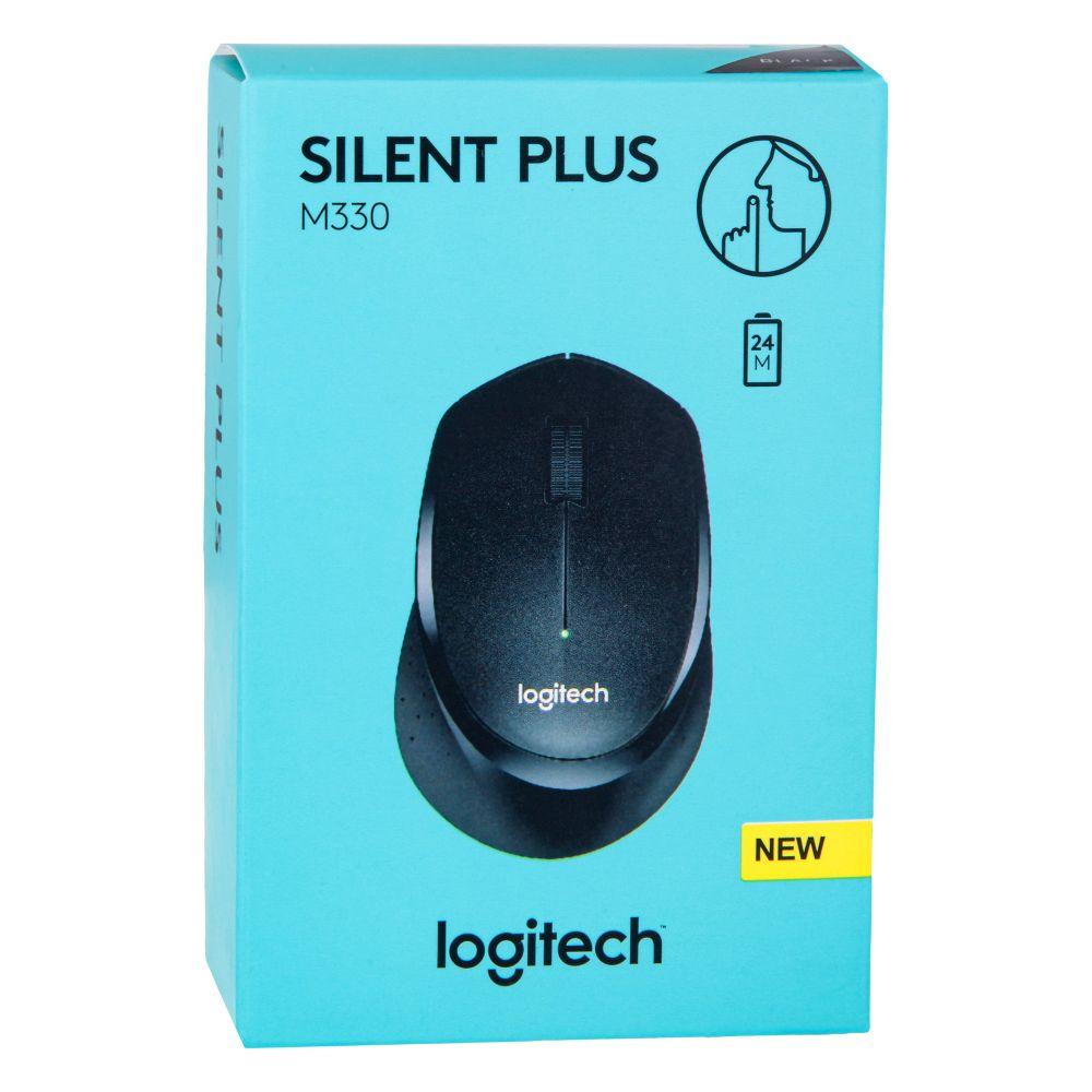 Wireless Мышь беспроводная Logitech M330 Цвет Чёрный - фото 1 - id-p1935627653