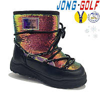 Детская обувь оптом. Детская зимняя обувь 2023 бренда Jong Golf для девочек (рр. с 22 по 27)