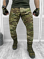 Тактические штаны мультикам Reglan рип-стоп боевые для ЗСУ ,Прочные армейские брюки мультикам камуфляж п hops