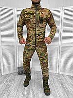 Тактический костюм мультикам камуфляжный армейский , Эластичная военная камуфляжная форма демисезонная hops