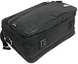 Чоловіча сумка з напівкаркасом Wallaby 26531 чорна, фото 6