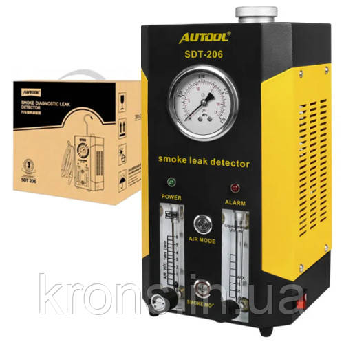 Генератор диму з манометром Autool SDT206 детектор витоку для авто 12 В