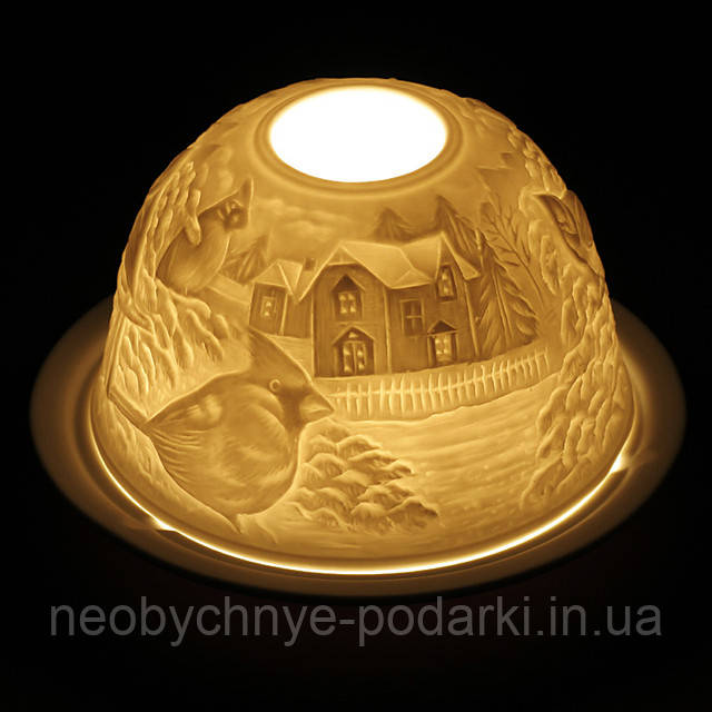 Підсвічник-літофан "Зима", фото 1