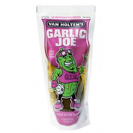 Кислий гострий огірок Van Holten's Jumbo Garlic Joe Pickle 196g
