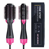 Фен 3в1 One step Hair Dryer 1000 Вт | Стайлер для укладання волосся Щітка, що обертається | Повітряний стайлер для волосся | Фен,