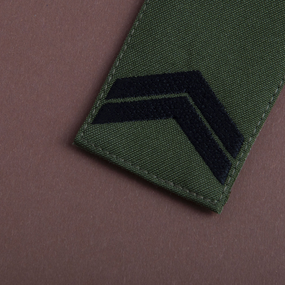 Купить Шеврон нашивка на липучке погон звания ВСУ Капрал 5х10 см ...