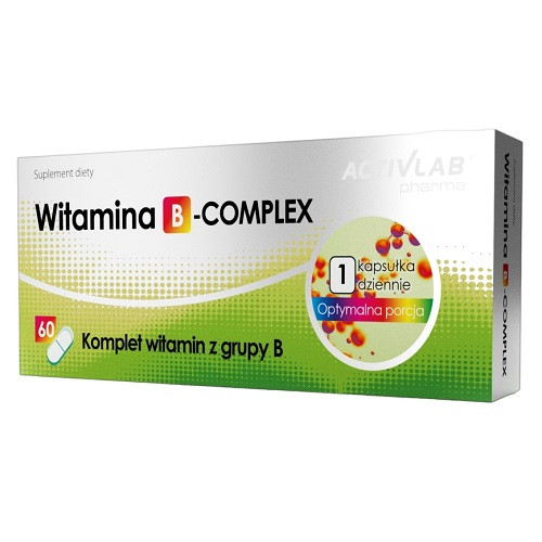 Вітаміни і мінерали Activlab Vitamin B-Complex (60 таблеток.)