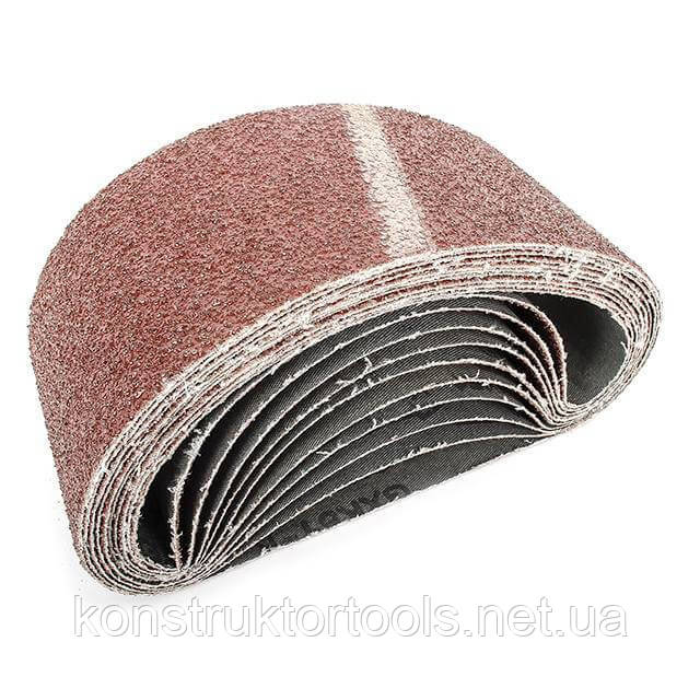 Стрічка шліфувальна 75 x 457мм, зерно 40 уп.10шт. INTERTOOL BT-0304, фото 1