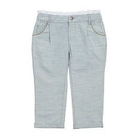 Голубые брюки для девочки Chicco 128 см