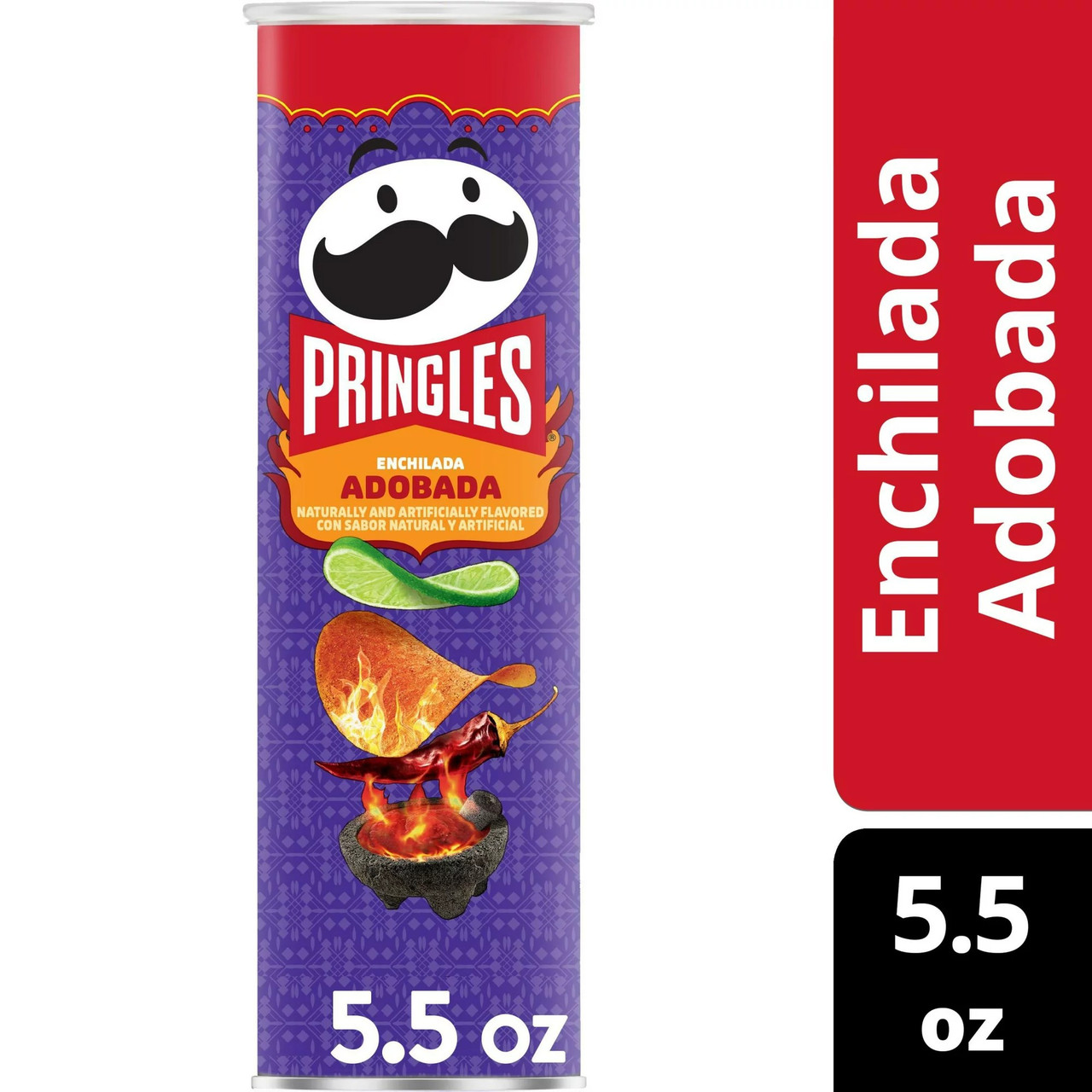 Чіпси Pringles Enchilada Adobada Potato 158g, фото 1
