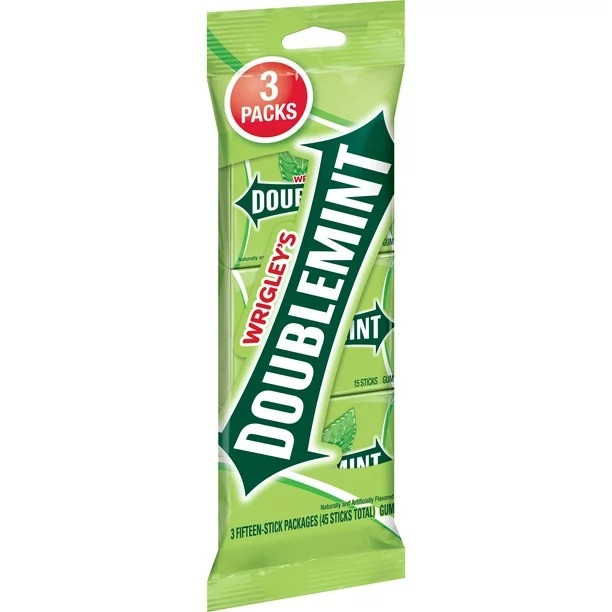 Жуйки Wrigley's Doublemint Bulk Chewing Gum 15 шт, фото 1