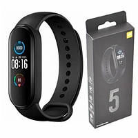 Часы смарт Smart Band M5 Band Smart Watch шагомер, фитнес браслет, черные