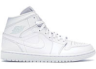 Кроссовки Nike Air Jordan 1 Mid Triple White