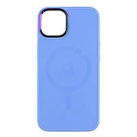 Чехол TPU+PC Foggy with Magsafe для Iphone 14 Pro Max Цвет Blue от магазина style & step