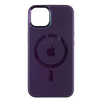 Чехол TPU+PC Foggy with Magsafe для Iphone 12/12 Pro Цвет Purple от магазина style & step