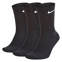 Носки Nike Everyday Cushioned Training Crew Socks (3 пары) Черные - SX7664-010