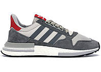 Кроссовки Adidas ZX 500 RM Grey Four Scarlet - B42204