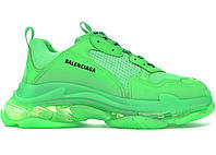Кросівки Balenciaga Triple S Neon Green Clear Sole