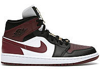 Кроссовки Nike Air Jordan 1 Mid SE Black Dark Beetroot - CZ4385-016