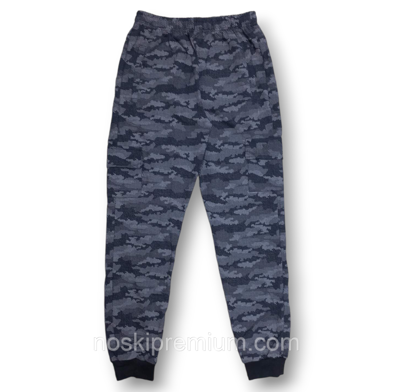 Штани спортивні чоловічі камуфляж із манжетом Puma, розміри 46-54, сині, 0201, фото 1