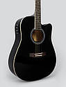 Гітара електроакустична Caravan Music HS-4111 EQ BK, фото 2
