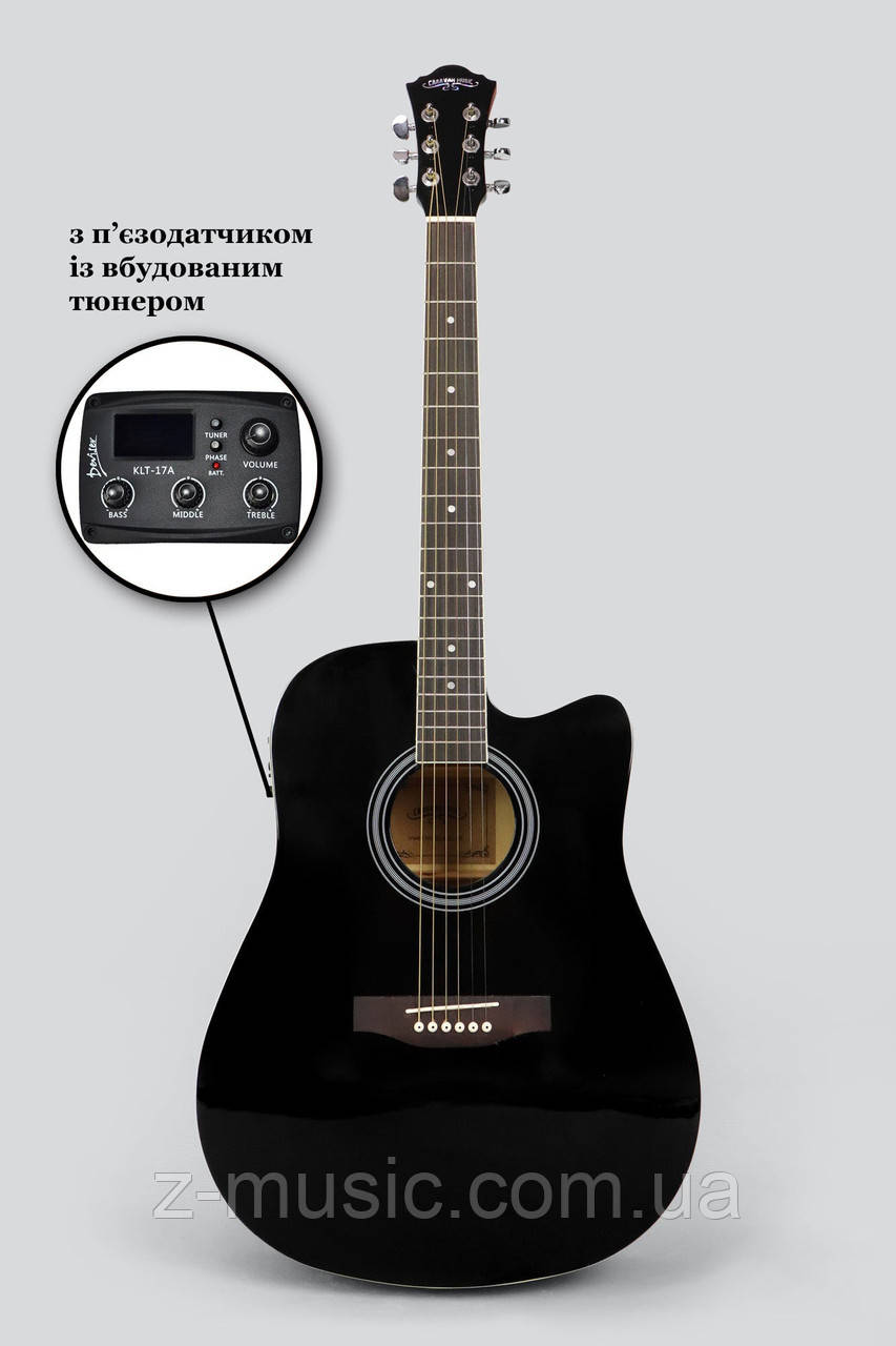 Гітара електроакустична Caravan Music HS-4111 EQ BK