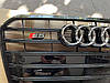 Решетка радиатора Audi A5 8T (12-15) рестайлинг стиль S5 (черная), фото 6