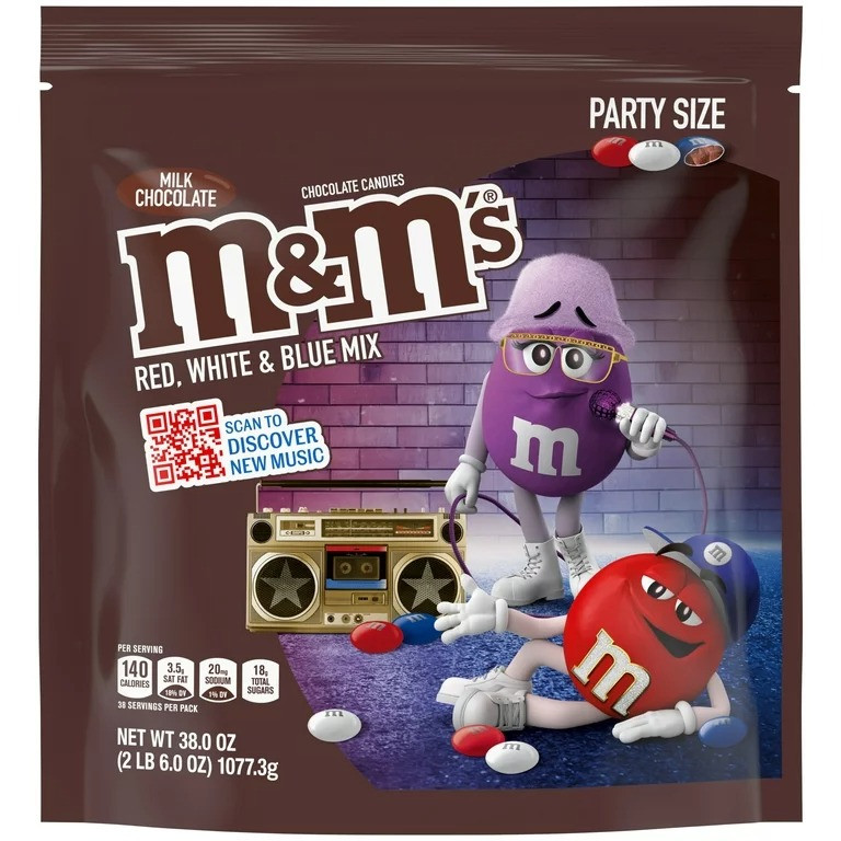 Драже M&M's Milk Chocolate Candy Summer Bulk Pack 1077.3g, фото 1