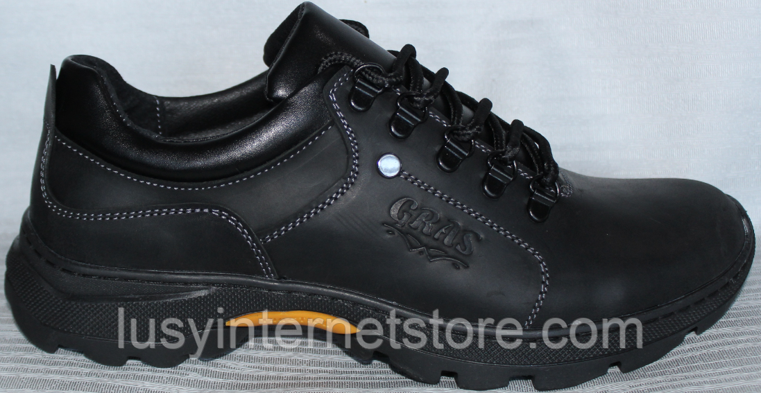 Кросівки шкіряні чоловічі від виробника модель АП23-130, фото 1