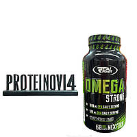 Омега-3 риб'ячий жир Real Pharm Omega Strong 60caps жирні кислоти