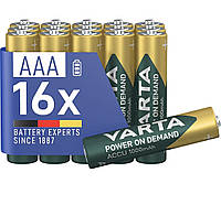 Акумулятор Varta Rechargeable AAA 1000mAh RTU 16 шт/уп (Оригінал)