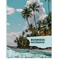 Канцелярская книга А4 Business notebook-3 96 л обклад-м какая клетка Остров ТМ АртПринт (1)