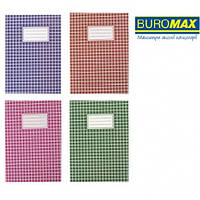 Тетрадь канцелярская А4 BUROMAX 2450 мягкая обкл. 48л. клетка (1/20)