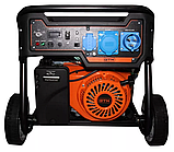 Бензиновий генератор 5.5 кВт електростартер GTM DK5500-L Медапаратура, фото 4