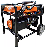 Бензиновий генератор 5.5 кВт електростартер GTM DK5500-L Медапаратура, фото 6