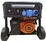 Бензиновий генератор 5.5 кВт електростартер GTM DK5500-L Медапаратура, фото 7