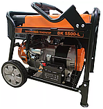 Бензиновий генератор 5.5 кВт електростартер GTM DK5500-L Медапаратура, фото 3