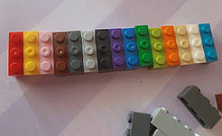 Конструктор сумісний із Лего. будівельний блок на 3 точки зі скосом